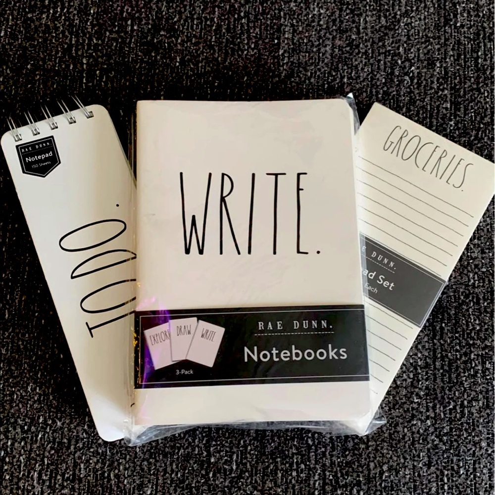 Rae Dunn Notebook Set